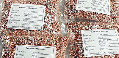 Stabil levering til sølvkontakter AgCu Bimetalnitter